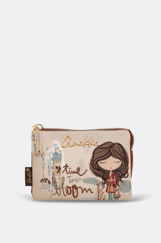 Monedero 3 compartimentos Tulip