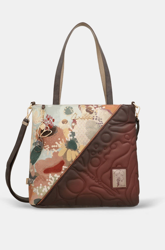 Bolso de hombro cuadrado Blossom
