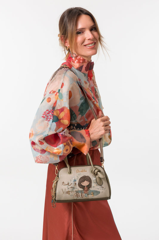 Bolso de asa corta pequeño Tulip