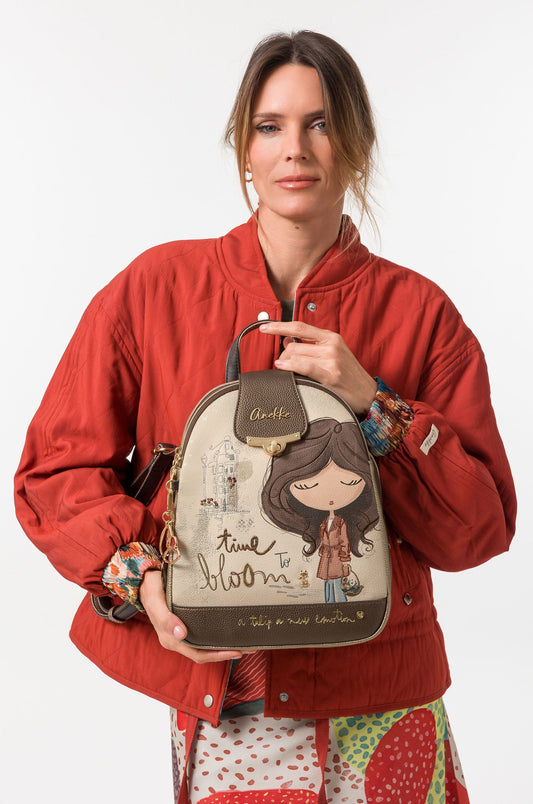 Mochila con solapa Tulip