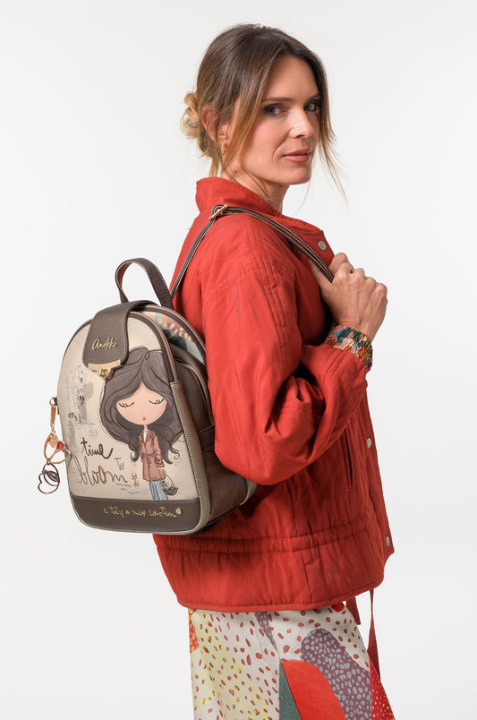 Mochila con solapa Tulip