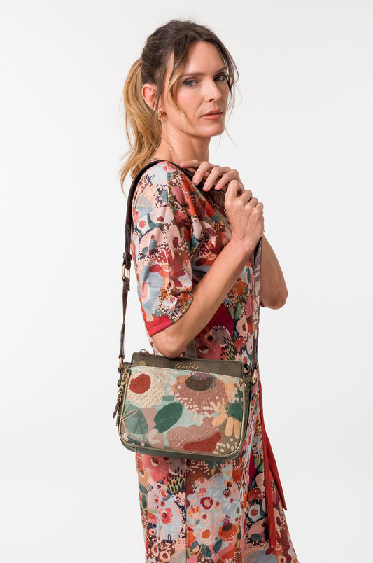 Bandolera estampada Blossom